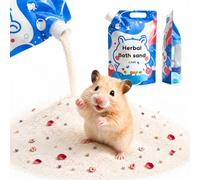 Meow&Woof Arena para el baño de Hamster, 1 kg de arena de baño para Chinchilla, 100% arena natural del desierto para baño de Hamster, arena sin polvo para Chinchillas, jerbos, ratones sirios y
