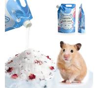 Meow&Woof Arena para hámster, 1 kg de arena para baño de chinchilla, 100% natural para baño de hámster, arena para chinchillas, jerbos, ratones sirios y suministros para animales pequeños (aroma