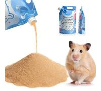 Meow&Woof Arena para hámster, 1 kg de arena para baño de chinchilla, arena 100% natural, arena del desierto para baños de hámster, arena sin polvo para chinchillas, gerbils, ratones sirios y otras