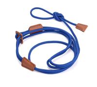 Meow&Woof Arnés y correa de cerdo, cuerda ajustable para prevención de escapes, diseño todo en uno, para todas las etapas de la vida, mini cerdos pequeños a medianos, 5 pies de largo, color azul