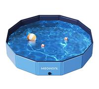 Meowant Piscina para Perros, Baño portátil Plegable para Perros, 2024 Nuevo Piscina Perros Grandes, Materiales Mejorados para Una Mayor Durabilidad XL(160×30cm)