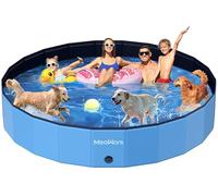 Meowant Piscina Plegable para Perros, PP Material Resistente y Duradero, Diseño Antideslizante para Mayor Seguridad, Piscinas Plegables para Perros de Todos los Tamaños, 6XL (272 x 50cm)