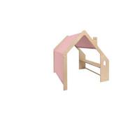 MeowBaby - Casita de Madera con Tejado Rosa