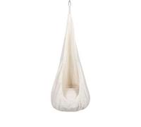 MeowBaby - Columpio Infantil Tipo Capullo con Orejas de Oso Color Blanco “Baby Cocoon Swing Bearly”