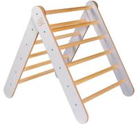 Meowbaby® escalera de habitación plegable 70x80 cm, madera, gris