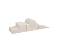 MEOWBABY Juego de Bloques de construcción de Espuma Suave de 4 Elementos - Parque Infantil para bebés y niños pequeños, Bloques de Escalada para Interiores, Zona de Juegos Interior para niños,