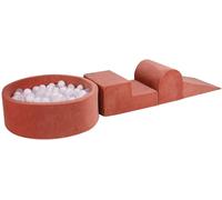 MeowBaby Parque infantil - bloques de escalada con piscina de bolas para niños