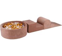 MeowBaby Parque infantil - bloques de escalada con piscina de bolas para niños