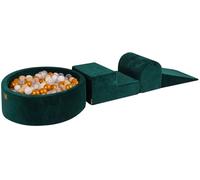 MeowBaby Parque infantil - bloques de escalada con piscina de bolas para niños