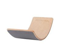 MeowBaby - Tabla de Equilibrio de Madera 80×30 cm Color natural & gris