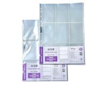 Meowcafe K-KEEP - Carpeta de tarjetas fotográficas Kpop de una sola cara de 9 bolsillos, tamaño de bolsillo de 63 x 93 mm, 11 agujeros, 100 micras, ajuste genérico, carpeta de oficina de 3 anillos y