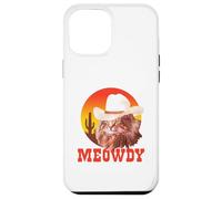 Meowdy! Funny Country Music Cat Cowboy Hat Vintage Carcasa para iPhone 12 Pro MAX