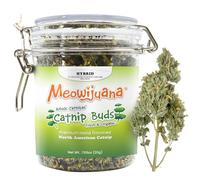 Meowijuana | Catnip Buds | Organic | Dried Premium Catnip | High Potency Cat Treats | Perfect for Cat Toys | Grown In The USA | Feline & Cat Lover Approved | 1 Pack