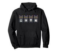 Meowjong Gatos Jugando Mahjong Gato Mamá Sudadera con Capucha