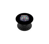 Meowl Cat Owl Meme Brainrot Kids Cursed Silly Gen Alpha Cute PopSockets PopGrip Adhesivo