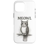 Meowl Sketch - Meow Cat Owl Brainrot Meme para Adolescentes y niños Carcasa para iPhone 16 Pro MAX