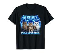 Meowl, Soy una Nueva Alma, Divertido, Gato, búho, Meme, Brainrot, Broma vergonzosa Camiseta