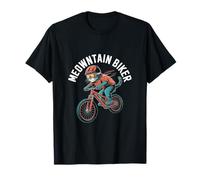 Meowntain - Casco de Bicicleta para Montar en Gato Camiseta