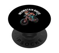 Meowntain - Casco de Bicicleta para Montar en Gato PopSockets PopGrip Adhesivo