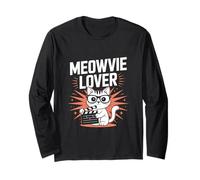 Meowvie Lover Cat Movie Fan Cinema Kitty Claqueta Manga Larga