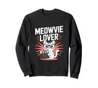 Meowvie Lover Cat Movie Fan Cinema Kitty Claqueta Sudadera