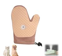 Meowvo All in One Grooming Mist Glove for Pets, reusable quick de-shedding gloves for couch, clothing, for Dogs & Cats and Couch, Clothing (#2)
