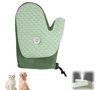 Meowvo All in One Grooming Mist Glove for Pets, reusable quick de-shedding gloves for couch, clothing, for Dogs & Cats and Couch, Clothing (#1)