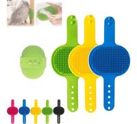 Meowvo Silicone Grooming Strap Pad for Cats, Silicone Grooming Strap Pad-2-In-1 Self-Groomer, Cat Self Groomer Brush, Cats Combs Cat Massager for Climbing Frames Table Leg (3pcs-C)
