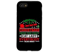Meowy Christmas from The Crazy Cat Lady Xmas Family Carcasa para iPhone SE (2020) / 7/8
