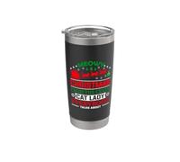 Meowy Christmas From The Crazy Cat Lady Xmas Family Vaso térmico de acero inoxidable de doble pared
