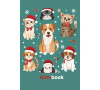 Meowy Woofy Christmas!: Fun Christmas Math Notebook for Kids | Cute Puppies & Kittens in Santa Hats | Kids ages 6-10