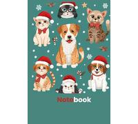 Meowy Woofy Christmas!: Fun Christmas Math Notebook for Kids | Cute Puppies & Kittens in Santa Hats | Kids ages 6-10