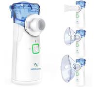 Meowyn Nebulizador Portatil, Nebulizador para Bebe Niños Adultos, Silenciosa Inhaladores Eléctricos Recargable USB-C con Diseño Portátil, fácil de usar y Limpiar, para Uso Doméstico y de Viaje