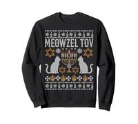 Meowzel Tov Mazel Tov Gato Feo Navidad Feliz Hanukkah Sudadera