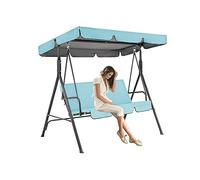 MEOYCHB Techo y Asiento de Repuesto para Columpio Jardín,Techo de Repuesto para Columpio de jardín Universal Fundas para Columpio Exterior Toldo Recambio Balancin