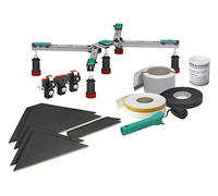 MEPA 182101 BW-5 Maxi 3S+ - Plato de ducha para ducha de acero (70 x 70-100 x 100 cm), color multicolor