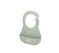 Mepal - Babero Mio Little Dutch - Cierre ajustable para un ajuste cómodo - Bolsillo profundo para recoger comida - Apto para lavavajillas - Sin BPA - Little Farm