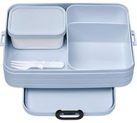 Mepal Bento Fiambrera grande Take A Break, con caja Bento, para 4 sándwiches u 8 rebanadas de pan, fiambrera para pequeños aperitivos y sobras, caja de comida para adultos con compartimentos, color