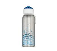 Mepal - Borraccia Ermetica Flip-up Campus - Borracce Ermetiche per Bambini - Borraccia in Acciaio Inox - 9 Ore di Calore e 12 Ore di Freschezza - Senza BPA - 350 ml - Blue