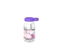 Mepal - Botella con Pajita Campus - Tapa Giratoria con Asa - Cierre Higiénico - Botella Agua Niños - A Prueba de Fugas y apto para Lavavajillas - 450 ml - Unicorn Glow