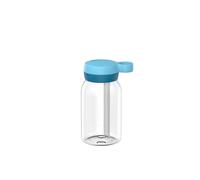 Mepal - Botella con Pajita Campus - Tapa Giratoria con Asa - Cierre Higiénico - Botella Agua Niños - A Prueba de Fugas y apto para Lavavajillas - 450 ml - Cool blue