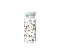 Mepal - Botella con Tapa Abatible Campus - La Tapa Abre con un Solo Clic - Adecuada Para Bebidas Carbonatadas - Botella Agua Niños - A Prueba de Fugas y apto Lavavajillas - 600 ml - Little Farm