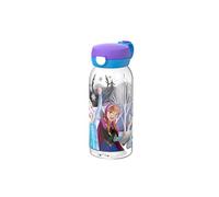 Mepal - Botella con Tapa Abatible Campus - La Tapa Abre con un Solo Clic - Adecuada Para Bebidas Carbonatadas - Botella Agua Niños - A Prueba de Fugas y apto Lavavajillas - 600 ml - Frozen Friends