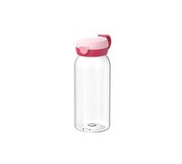 Mepal - Botella con Tapa Abatible Campus - La Tapa Abre con un Solo Clic - Adecuada Para Bebidas Carbonatadas - Botella Agua Niños - A Prueba de Fugas y apto Lavavajillas - 600 ml - Cool pink