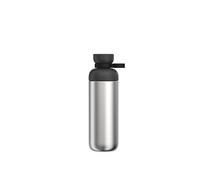 Mepal - Botella de agua de acero inoxidable Vita - 2 Aberturas para Beber más Cómodamente - A Prueba de Fugas y Apto para Lavavajillas. - Sin Sabor - Botella de Agua Metálica - 700 ml - Nordic black
