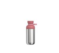 Mepal - Botella de agua de acero inoxidable Vita - 2 Aberturas para Beber más Cómodamente - A Prueba de Fugas y Apto para Lavavajillas. - Sin Sabor - Botella de Agua Metálica - 500 ml - Vivid mauve