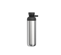 Mepal - Botella de agua de acero inoxidable Vita - Botella de Agua Grande - 2 Aberturas para Beber más Cómodamente - A Prueba de Fugas y Apto para Lavavajillas. - Sin Sabor - 900 ml - Nordic black