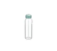 Mepal - Botella de Agua Flip-Up Campus - Botella de Agua a Prueba de Fugas para el Colegio y para Llevar - Botella Transparente para Beber - Sin BPA y apta para Lavavajillas - 500 ml - Cool mint