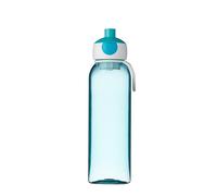 Mepal - Botella de Agua Pop-Up Campus - Botella de Agua a Prueba de Fugas para el Colegio y para Llevar - Botella Transparente para Beber - Sin BPA y apta para Lavavajillas - 500 ml - Turquoise