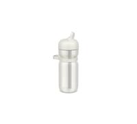 Mepal - Botella Desportiva Flip - A prueba de fugas (en posición cerrada) - Asa de transporte y agarre cómodo - Pajita incorporada - Botella agua - 600 ml - Ceramic white